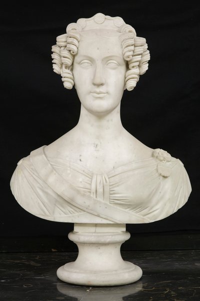 Bust of the Young Princess Maria Luisa Carlotta of Lucca by Francesco Pozzi